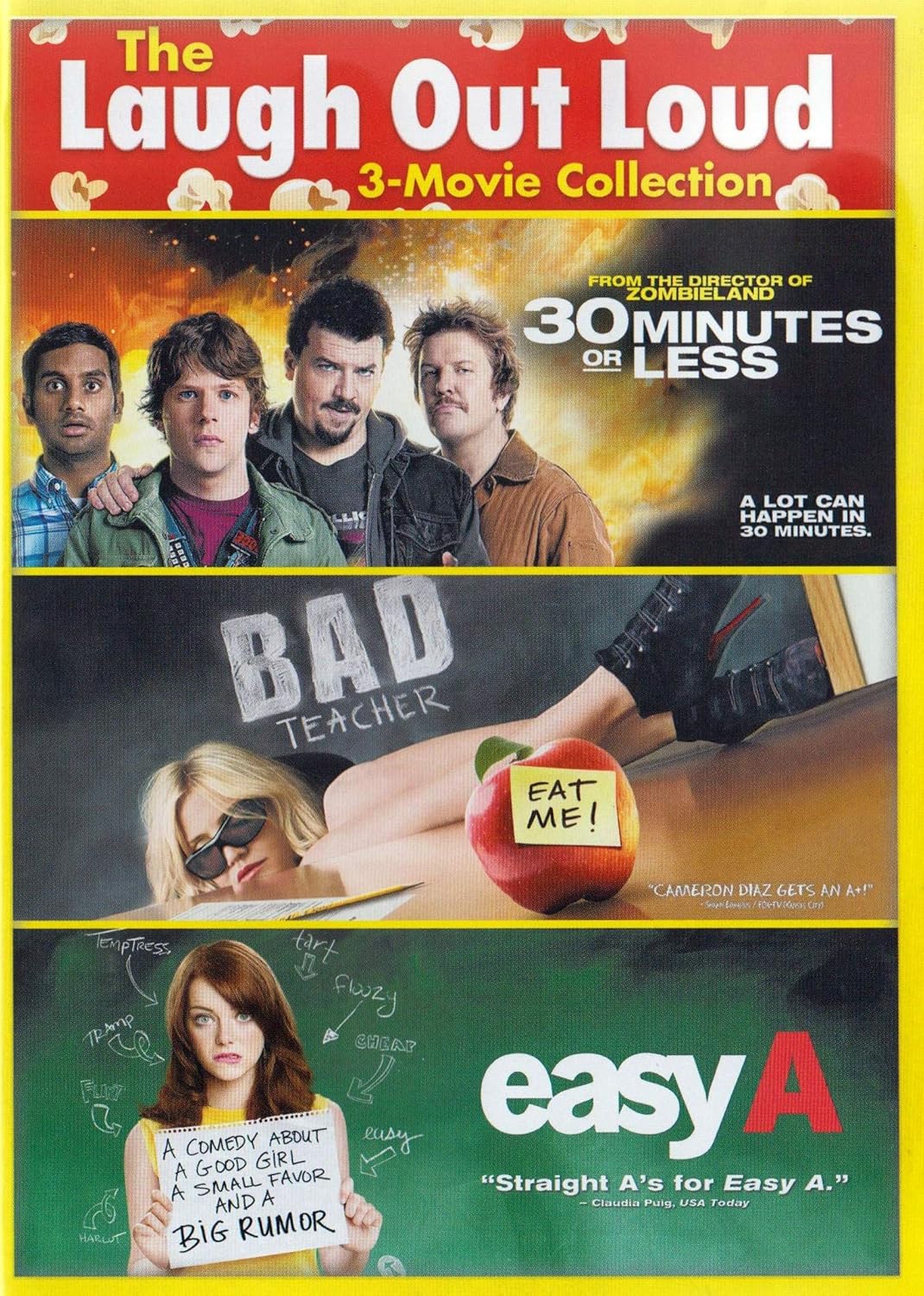 30 Minutes or Less / Bad Teacher / Easy A (The Laugh Out Loud Triple Feature) (DVD)