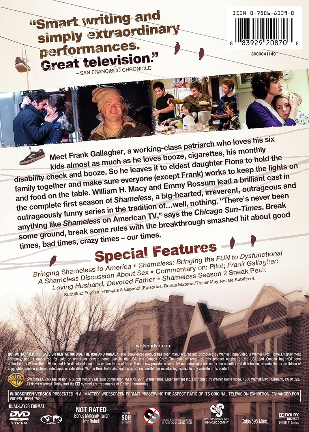 Shameless: Season 1 (DVD)