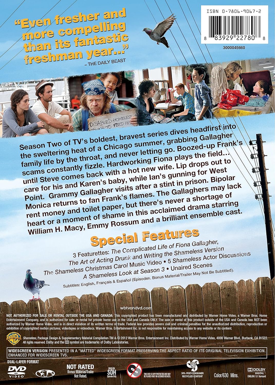 Shameless: Season 2 (DVD)
