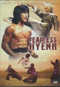 Jackie Chan stars in "Fearless Hyena," as seen on the vintage Kung Fu movie DVD cover.
