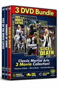 Kung Fu DVD Bundle Lot - Fist of White Lotus / Hammer of Gods / Slice of Death