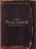 Pearl Harbor Director's Cut DVD box set features a vintage, leather-bound style design.
