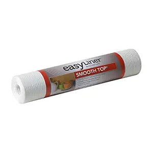 Duck Brand Smooth Top EasyLiner, 12" x 10' x 2 Rolls, White, 2 Count