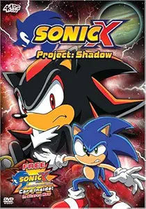 Sonic and Shadow star on the "Sonic X: Project Shadow" DVD cover.
