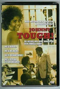 View the vintage movie Johnny Touch DVD cover featuring images of children and a man.
