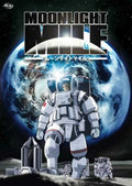 Anime cover art features a spacesuit-clad astronaut standing on the Moon with Earth visible in the background for "Moonlight Mile."
