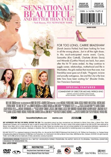 Sex and the City: The Movie (Single-Disc Widescreen Edition) (DVD)