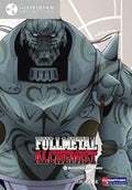 The Fullmetal Alchemist manga cover features Alphonse Elric in imposing silver armor.
