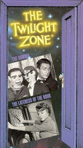 The Twilight Zone VHS cover features the episodes "The Dummy" with a ventriloquist and dummies, and "The Lateness of the Hour" with a woman touching a clock.
