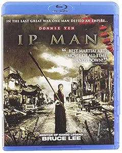 Donnie Yen stars as Ip Man, the martial arts master and mentor to Bruce Lee, on the cover of the Ip Man Blu-ray.
