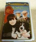 Shows the "Owd Bob" family collection VHS tape, featuring a boy and a Border Collie dog.
