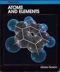 Chemistry textbook cover displays an illustration of atoms and elements.
