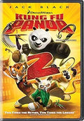 Kung Fu Panda 2 DVD cover features Po the Panda and the Furious Five ready for action.
