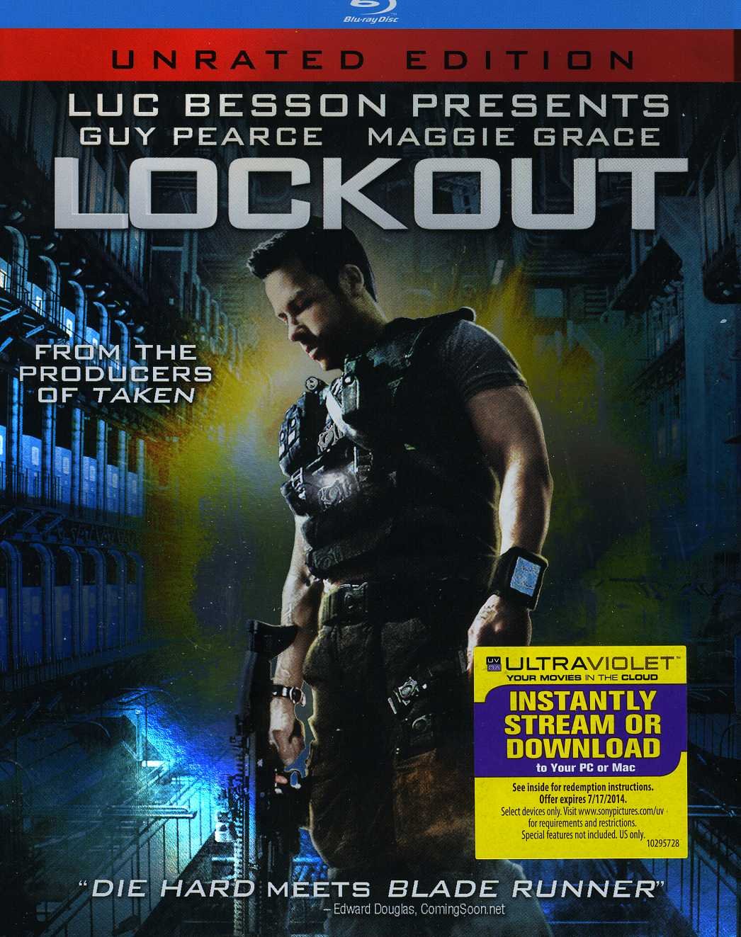 Lockout (Unrated Edition) [Blu-ray]  USED: LIKE NEW