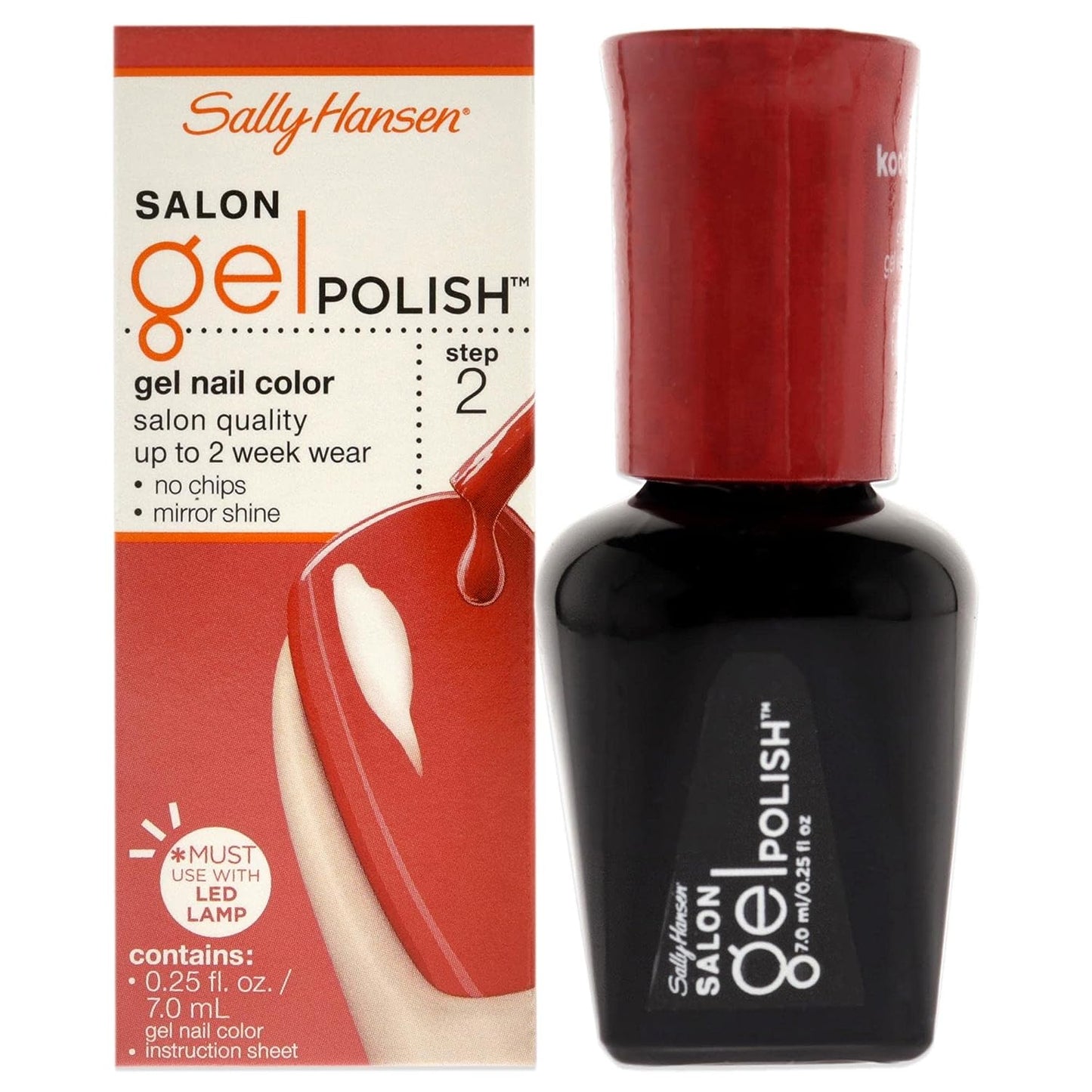 Sally Hansen Salon Pro Gel Nail Polish Lacquer, Kook a Mango, 0.24 Fl. Oz.