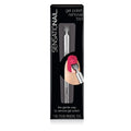 Sensationail advertises their gel polish removal tool in its packaging, demonstrating its use on a fingernail.
