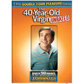 Steve Carell stars in "The 40-Year-Old Virgin" DVD cover.
