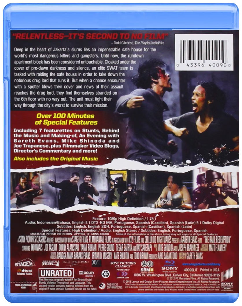 The Raid: Redemption [blu_ray]  - Used