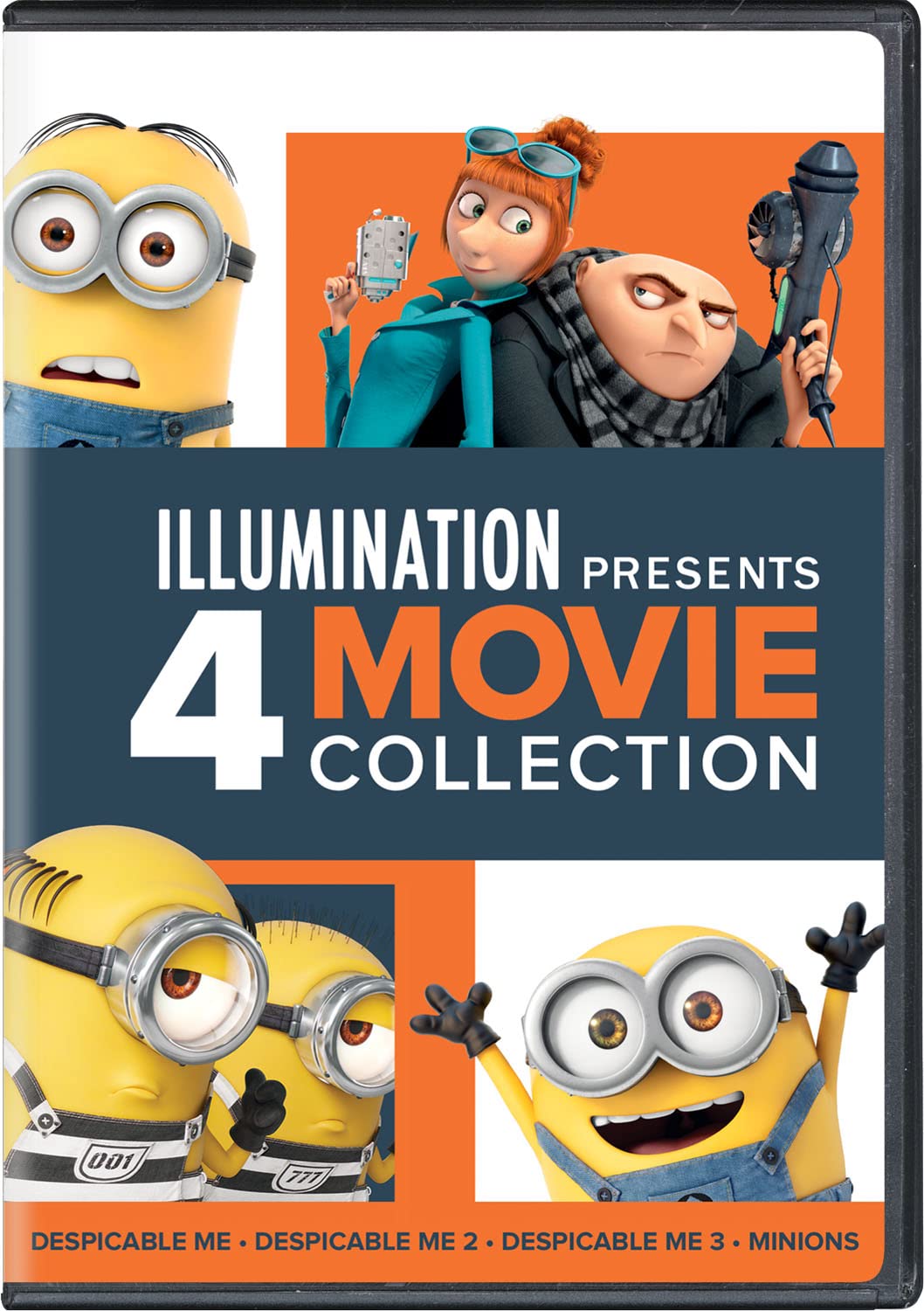 Illumination Presents: 4-Movie Collection (Despicable Me / Despicable Me 2 / Despicable Me 3 / Minions) [DVD] [DVD]