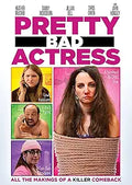 "Pretty Bad Actress" movie poster shows the main character tied with rope, alongside supporting actors.
