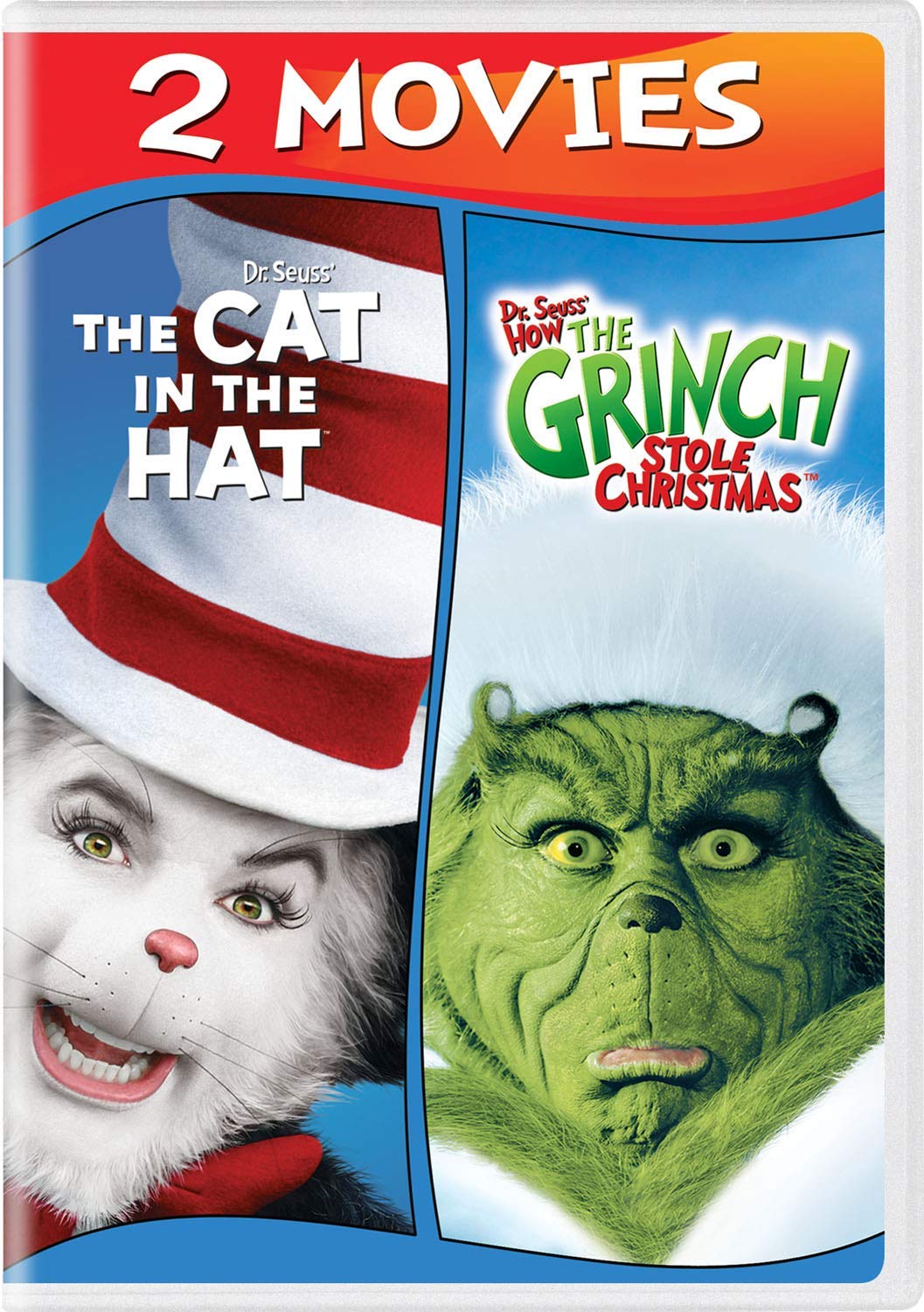 Dr. Seuss' The Cat in the Hat / Dr. Seuss' How the Grinch Stole Christmas 2-Movie Collection [DVD] [DVD]