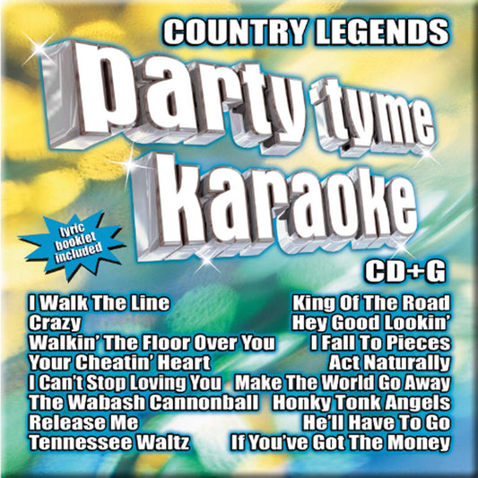 Party Tyme Karaoke - Country Legends 1 (16-song CD+G)  (CD)