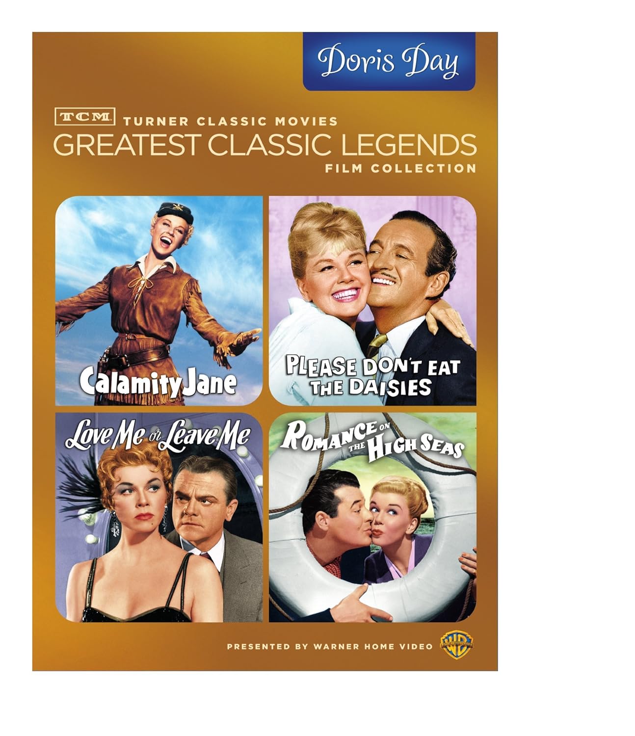 TCM Greatest Classic Legends Film Collection: Doris Day (Calamity Jane / Please Don't Eat the Daisies / Love Me or Leave Me / Romance on the High Seas) (DVD)