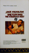 Jack Nicholson smiles on the HBO Video cover for the classic film "One Flew Over the Cuckoo's Nest."
