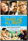 See the DVD cover for "The Kids Are All Right" featuring Annette Bening, Julianne Moore, and Mark Ruffalo enjoying a meal.
