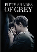 Christian Grey embraces Anastasia Steele in the "Fifty Shades of Grey" movie poster.
