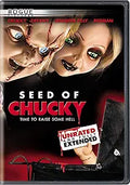 Chucky and Tiffany, horror movie dolls from "Seed of Chucky," leer menacingly on the DVD cover.
