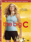 Laura Linney holds an hourglass on "The Big C: The Complete Second Season" DVD cover.
