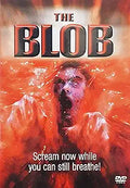 The Blob DVD cover shows a person screaming, engulfed by a viscous red blob.
