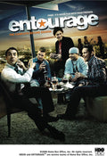 The "Entourage" cast celebrates their second season with drinks overlooking the Los Angeles skyline.
