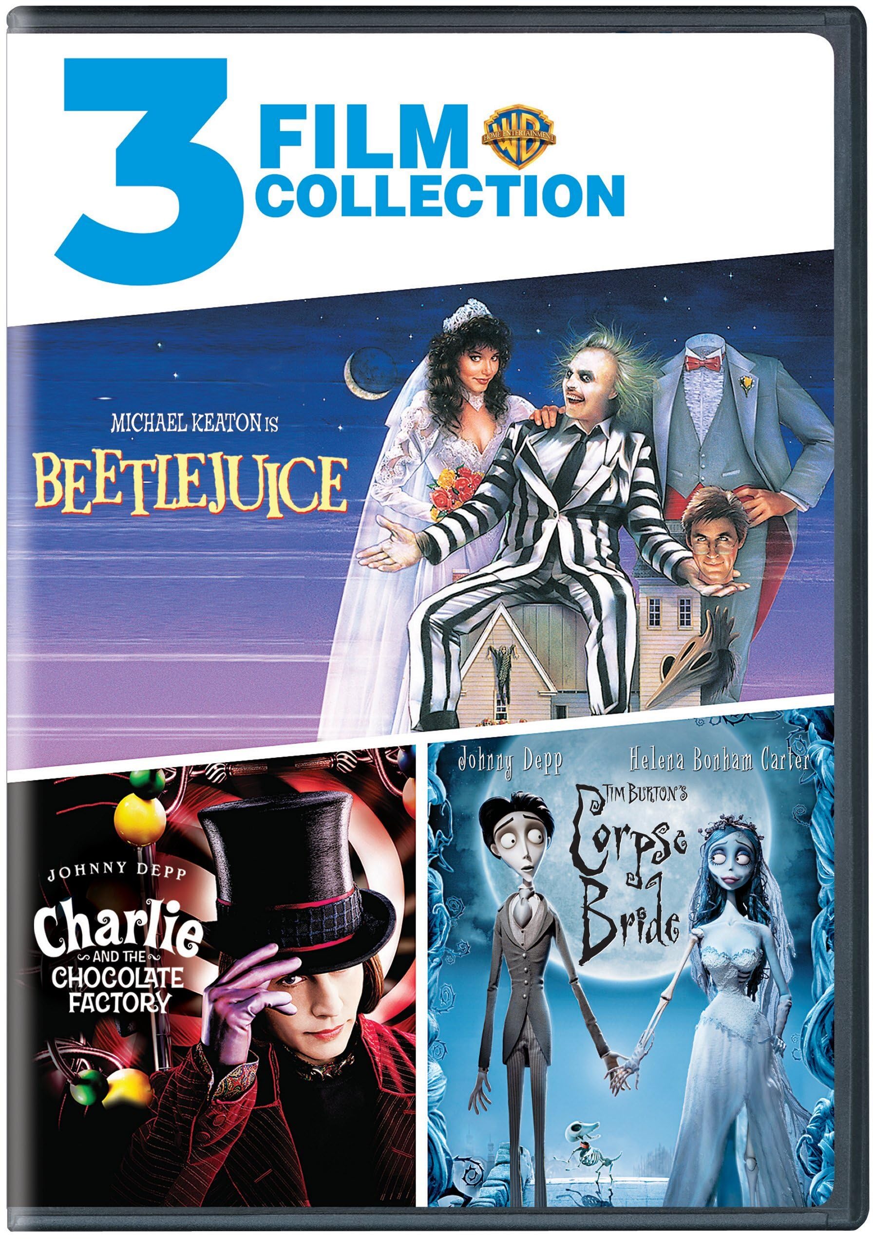 3FF: Beetlejuice / Charlie and the Chocolate Factory / Corpse Bride (DVD) [DVD]