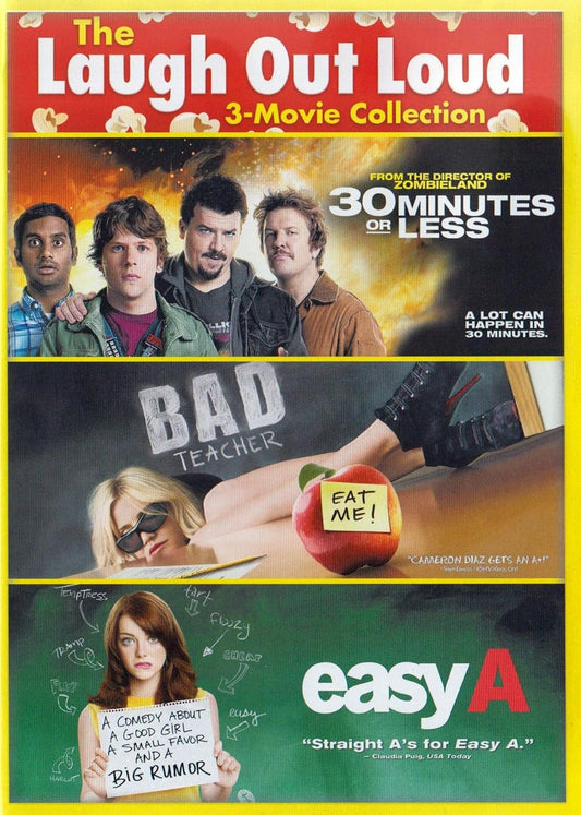 30 Minutes or Less / Bad Teacher / Easy A (The Laugh Out Loud Triple Feature) (DVD)