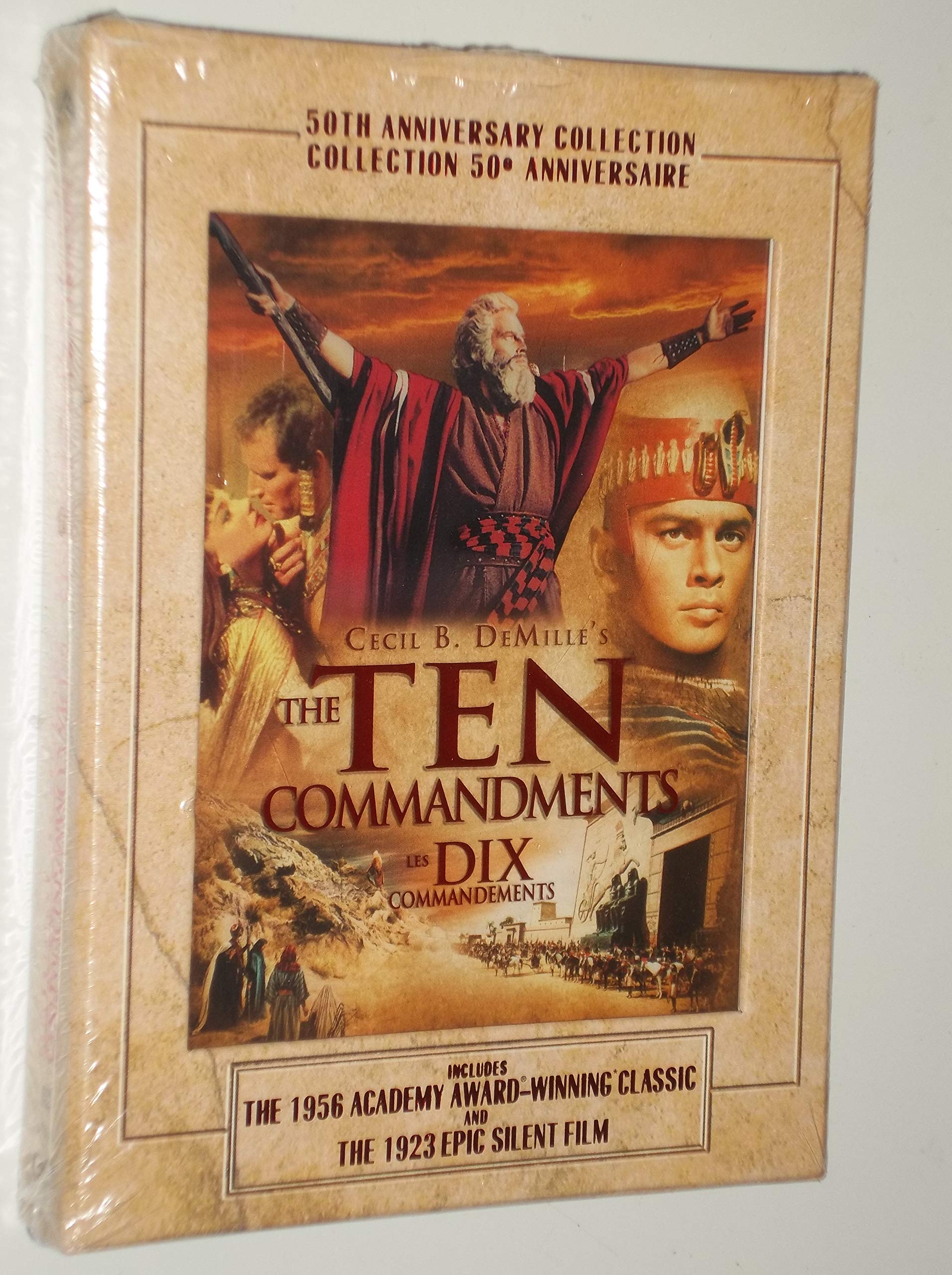 The Ten Commandments (Three-Disc 50th Anniversary Collection) [DVD] [DVD]