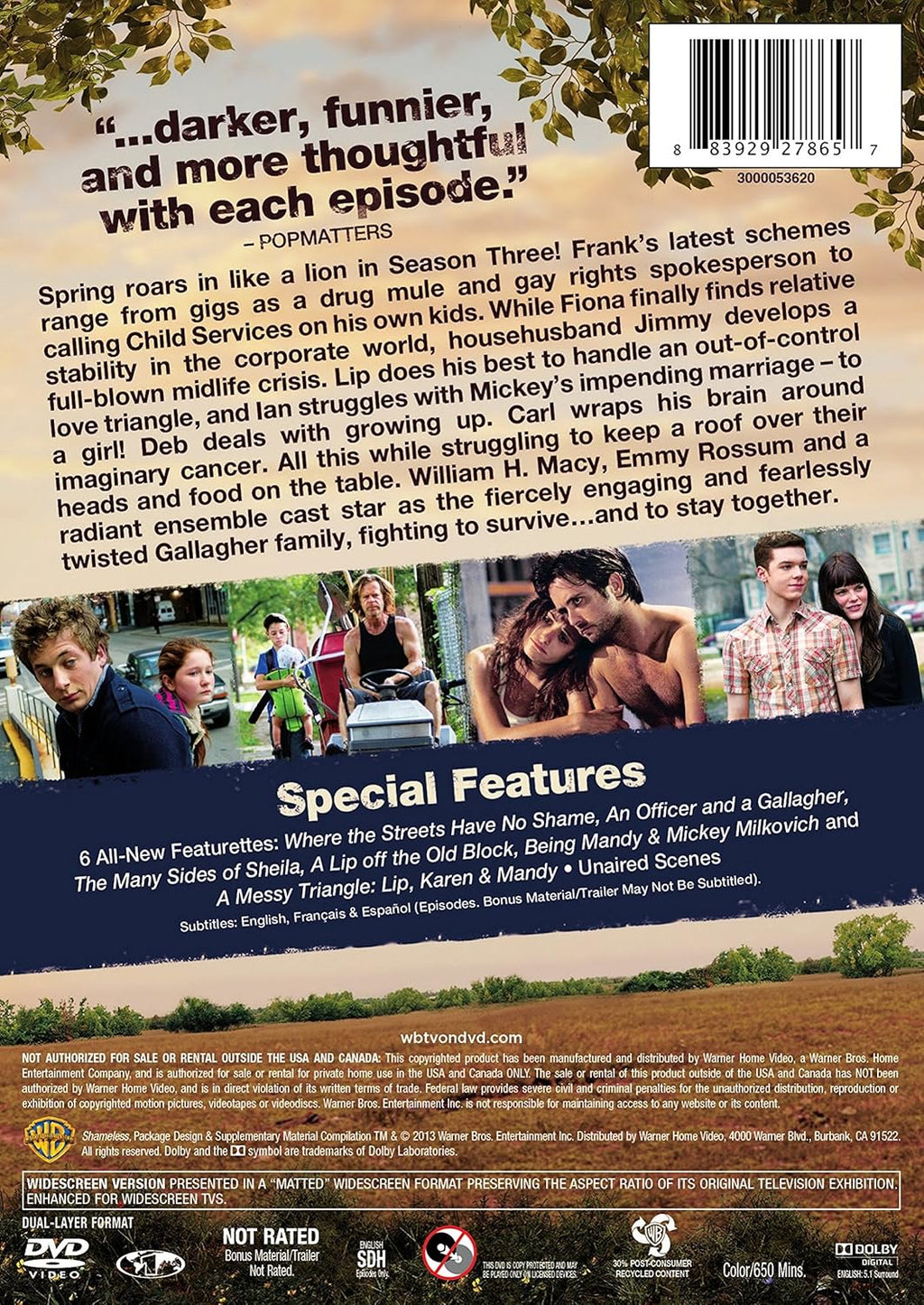Shameless: Season 3 (DVD)