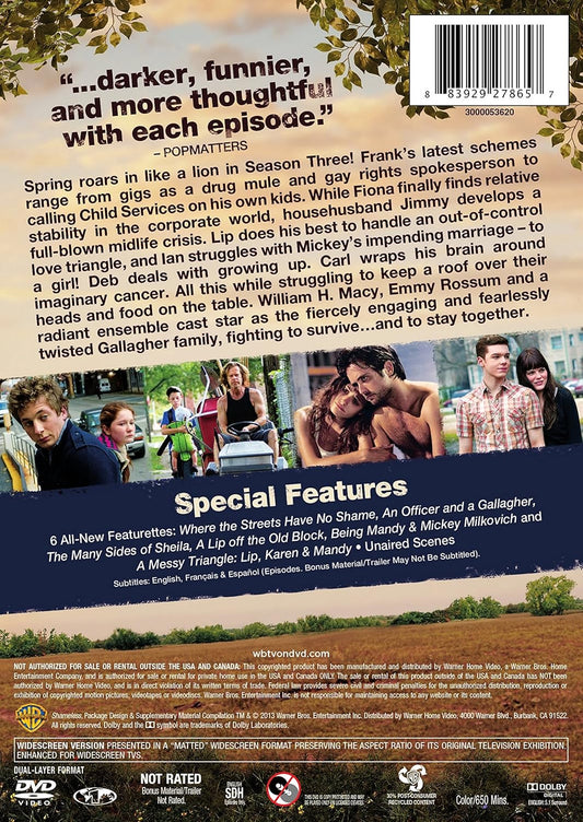 Shameless: Season 3 (DVD)