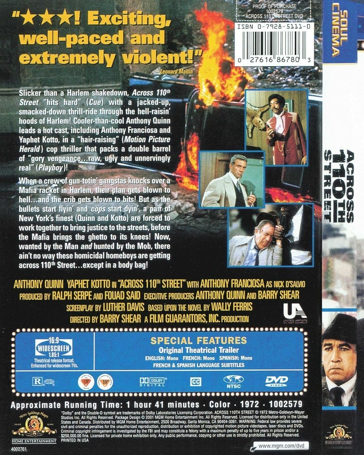 Across 110th Street [DVD] [DVD]