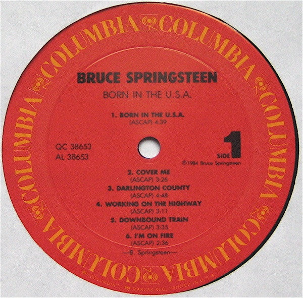 Bruce Springsteen – Born In The U.S.A. - USED