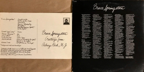 Bruce Springsteen – Greetings From Asbury Park, N.J.