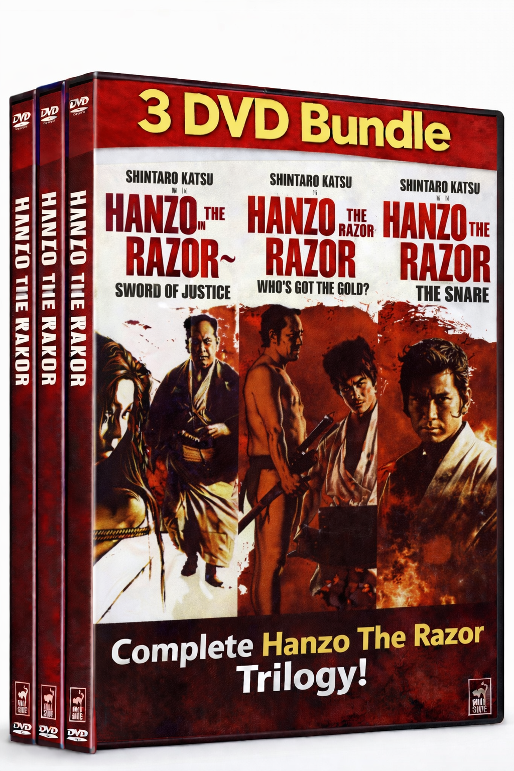 Hanzo Bundle 3 DVDs - Sword of Justice / Who's Got the Gold / The Snare
