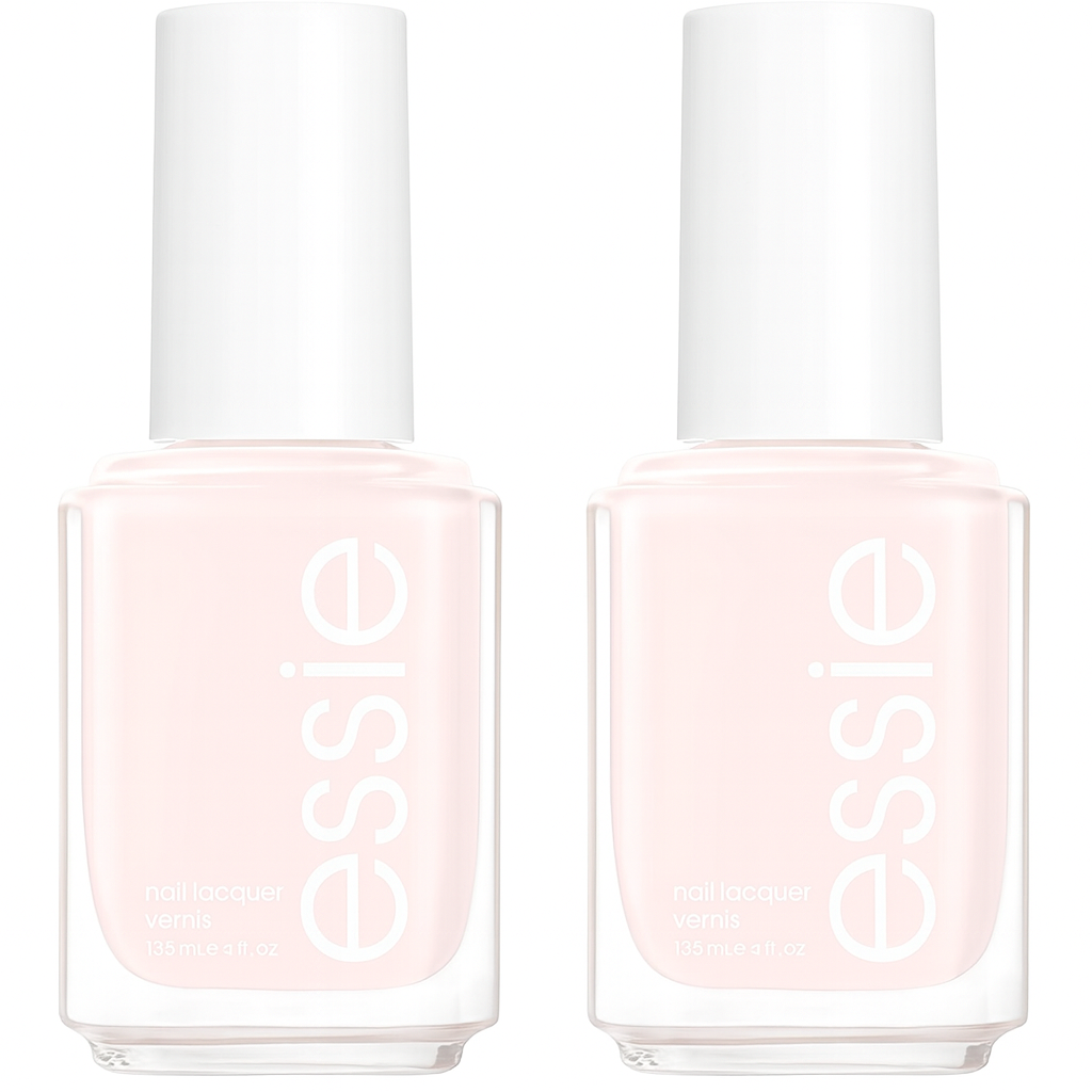essie Salon-Quality Nail Polish, 8-Free Vegan, Push Play Collection, Off-White, In My Sandbox, 0.46 oz. Pack (2)