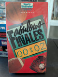 Sports Illustrated Video presents a sealed VHS tape of "Fabulous Finales" featuring a basketball, football, and baseball glove.
