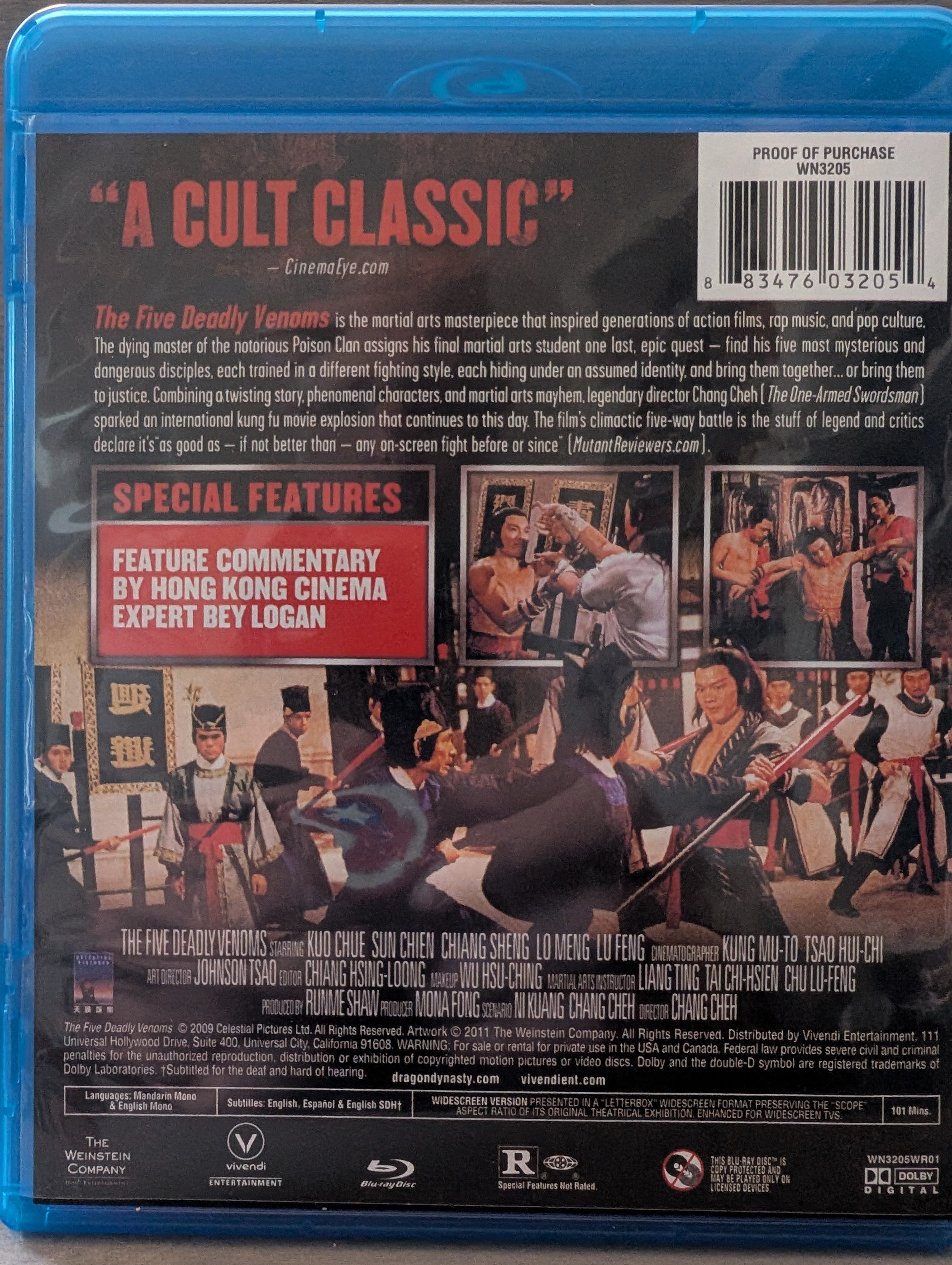 The Five Deadly Venoms [Blu-ray]