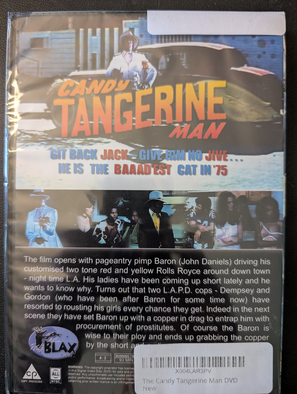 The Candy Tangerine Man DVD