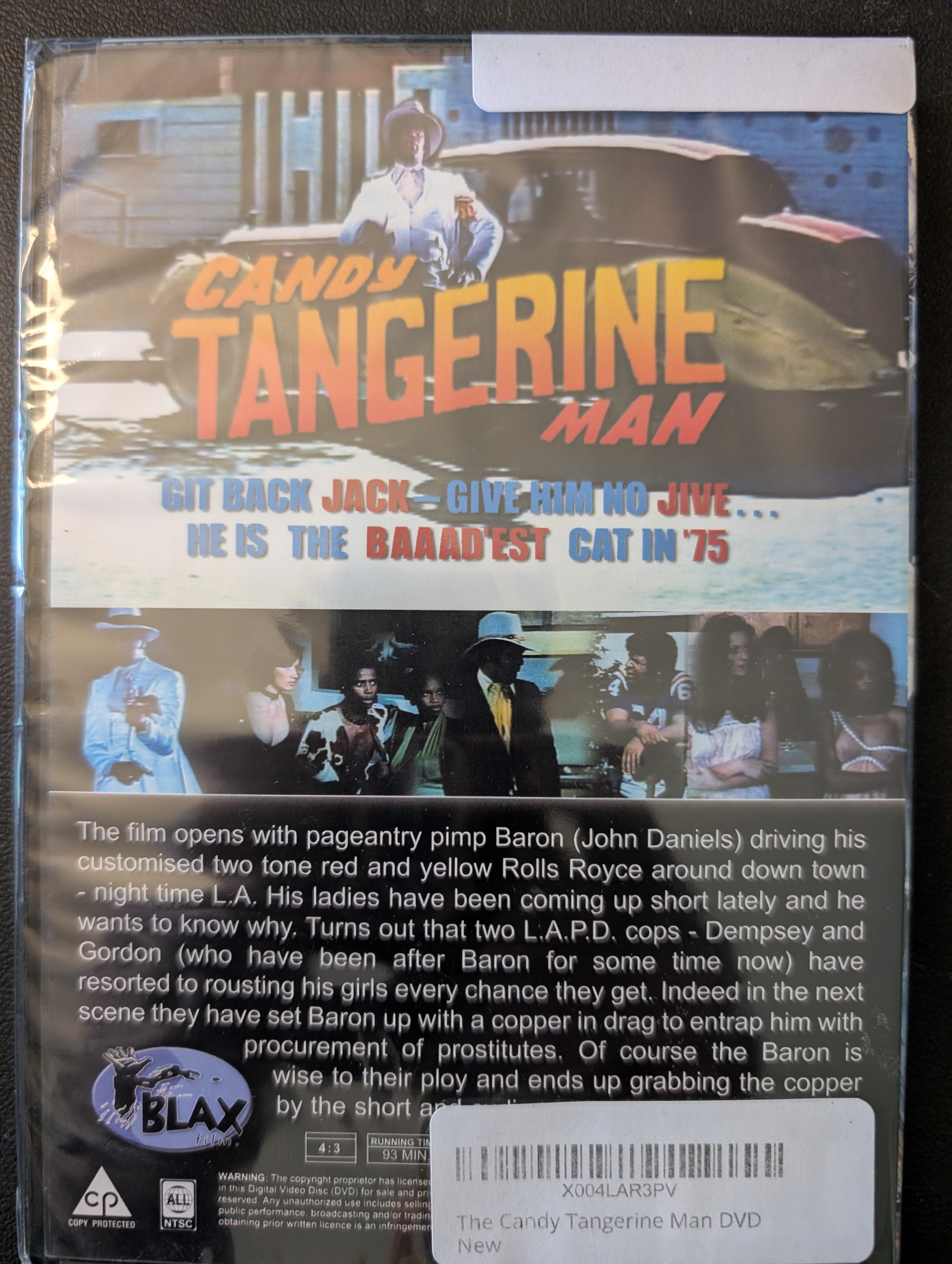 The Candy Tangerine Man DVD