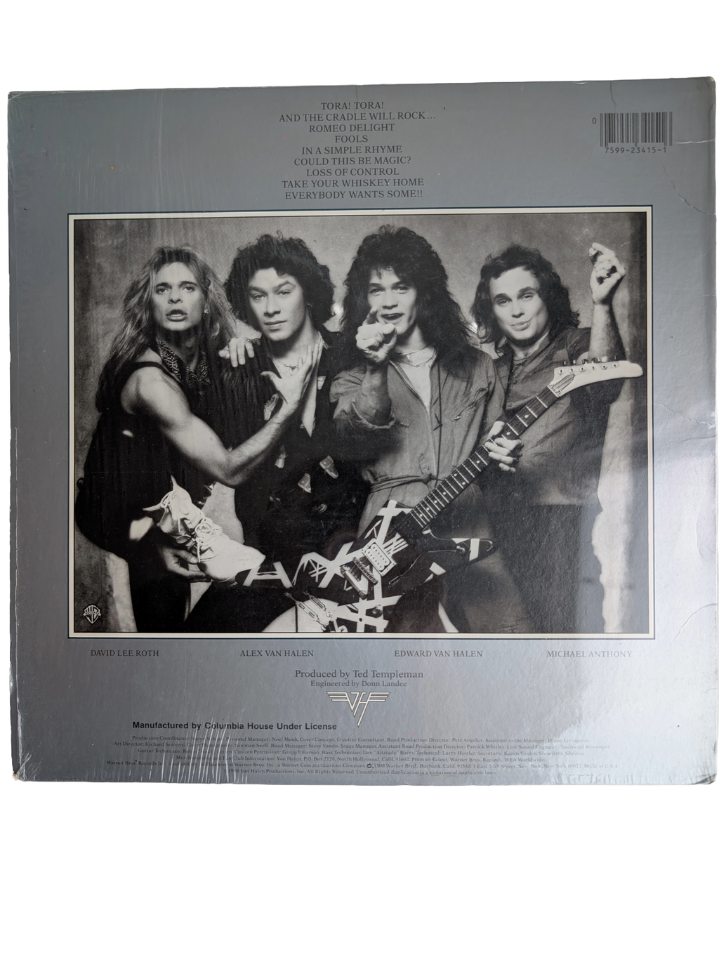 Van Halen – Women And Children First - USED