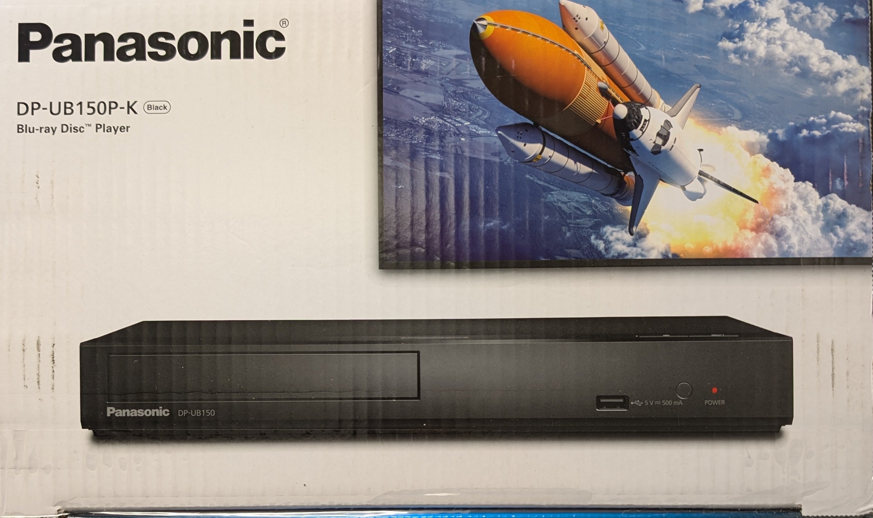 Panasonic 4K Blu Ray Player, Ultra HD Premium Video Playback and Hi-Res Audio - DP-UB150-K (Black)